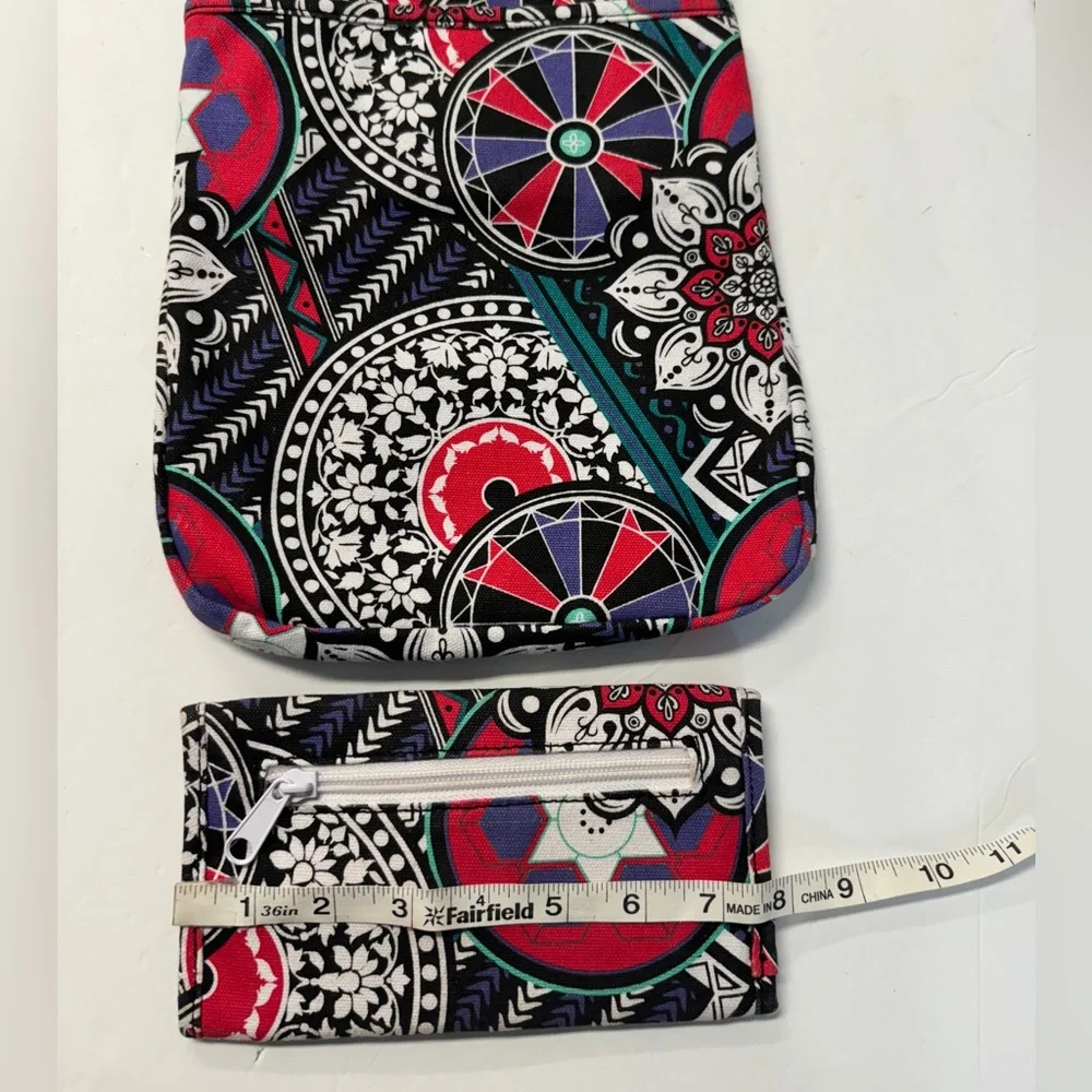 KAVU Crossbody Red,White & Black Bag & Wallet